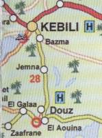 roads around Kebili ...
